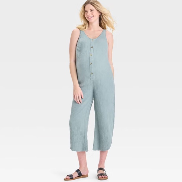 Isabel Maternity by Ingrid & Isabel | Gauze Maternity Jumpsuit | XXL - Picture 2 of 8